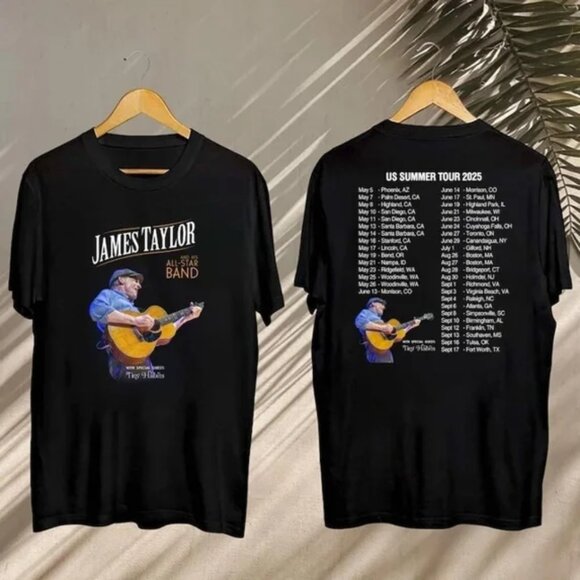 James Taylor Summer Tour 2025 Shirt, James Taylor 2025 Concert, James Taylor 79 - Picture 1 of 6